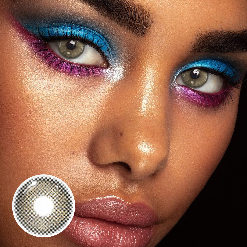 Efigenia Brown Coloured Contact Lenses Secondary image