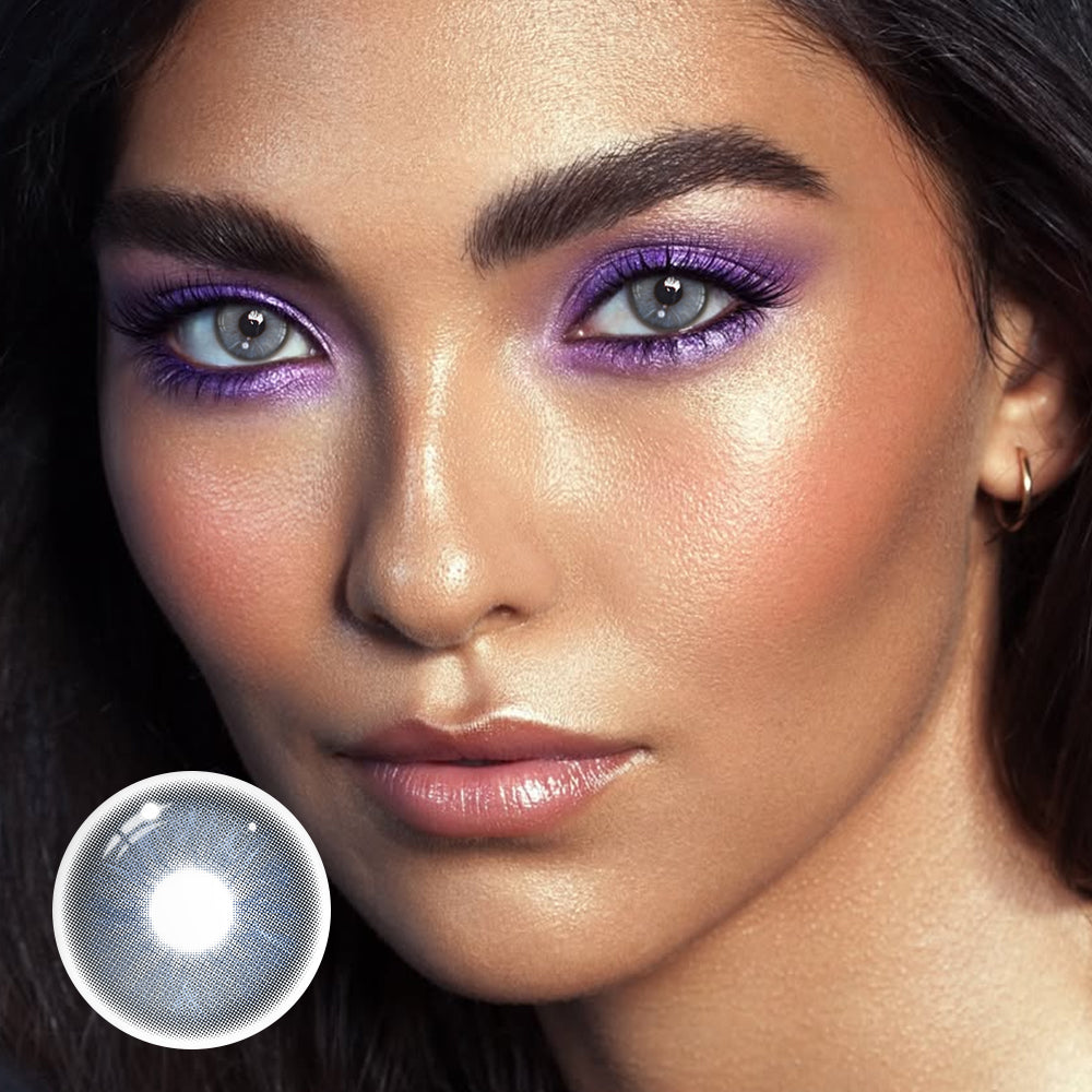 Efigenia Blue Coloured Contact Lenses Secondary image