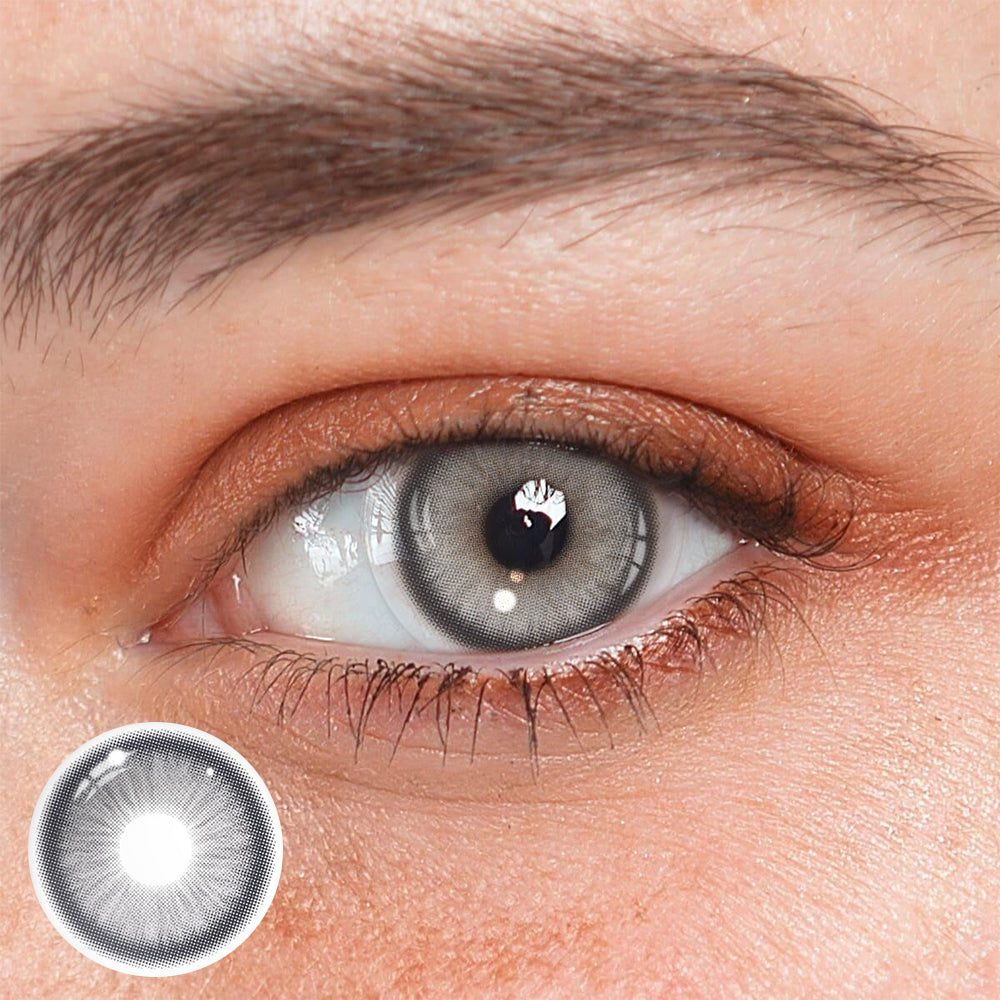 Goldie Gray Prescription Coloured Contact Lenses Main image