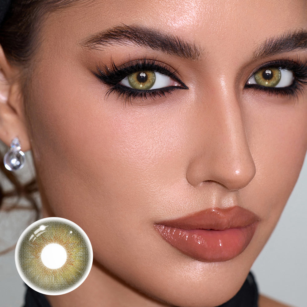 Ludmila Brown Coloured Contact Lenses Secondary image