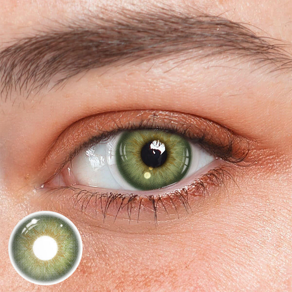 Ludmila Green Coloured Contact Lenses Main image