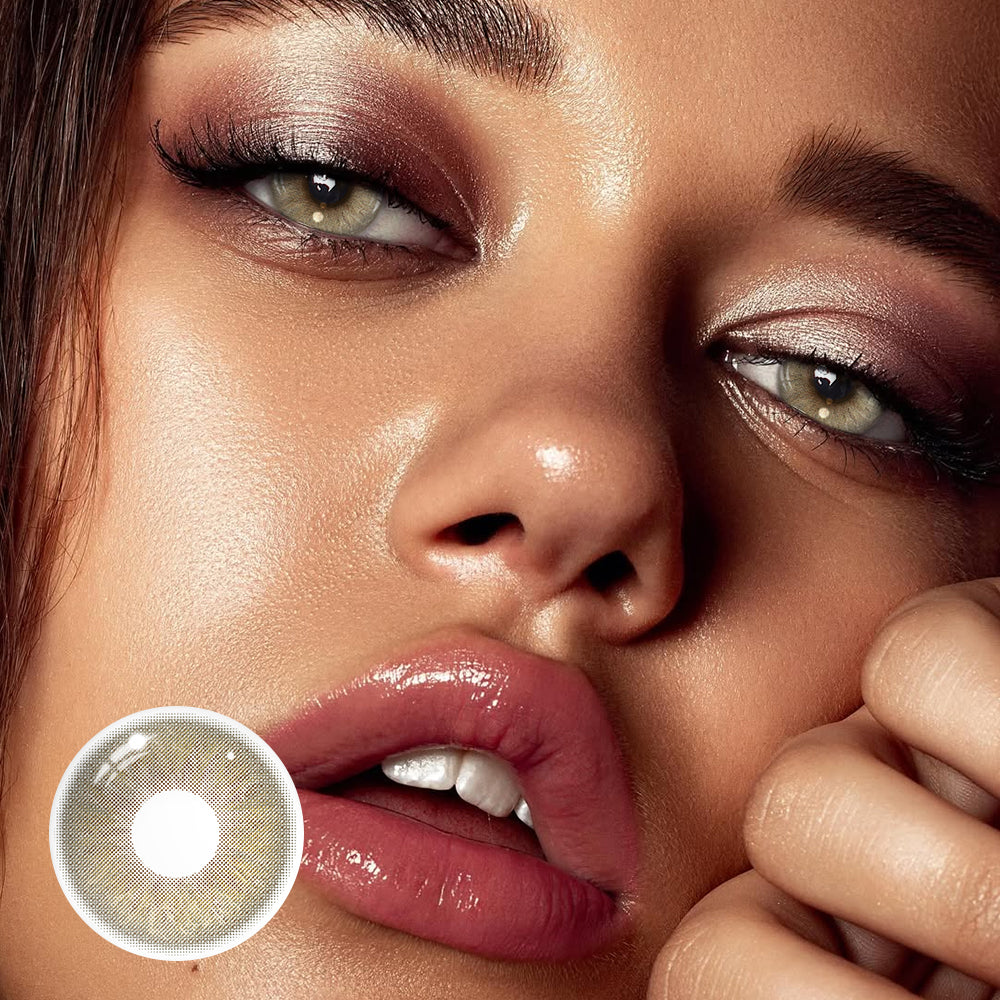Pallas Brown Coloured Contact Lenses Secondary image