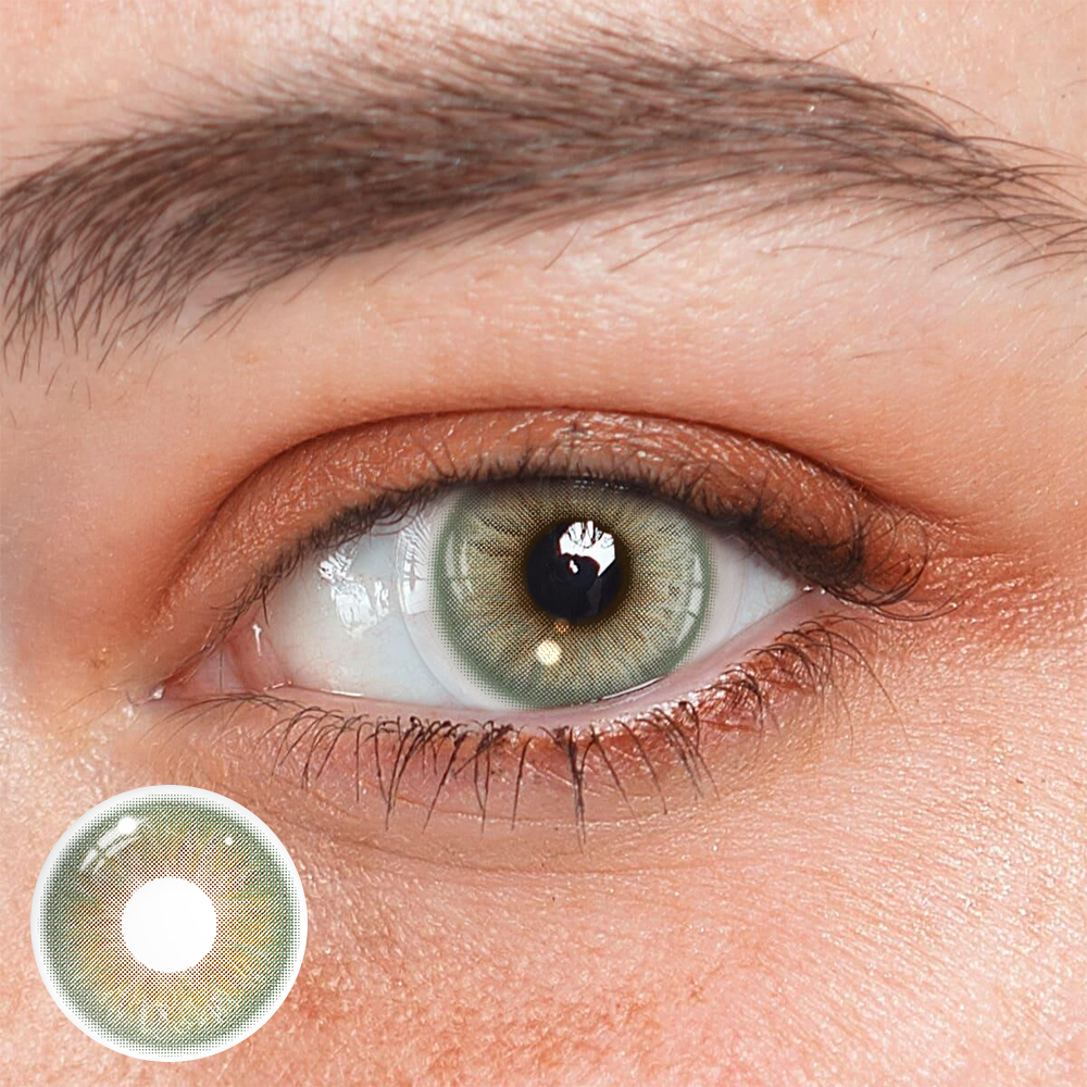Pallas Green Coloured Contact Lenses Main image