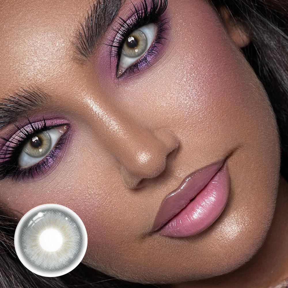 Lilian Gray Coloured Contact Lenses Secondary image