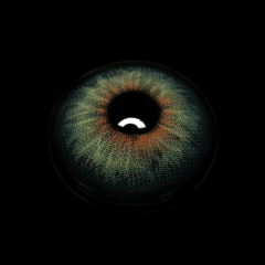 Asherah Green Coloured Contact Lenses