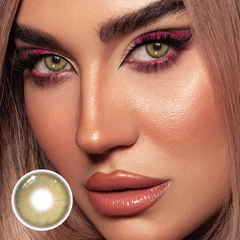 Flavia Green Coloured Contact Lenses