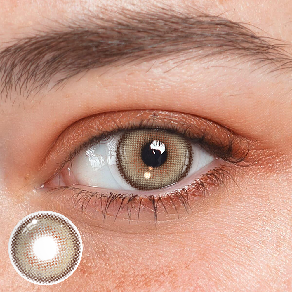 Flavia Brown Coloured Contact Lenses