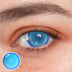 Cosplay Fairy Blue Colored Contact Lenses