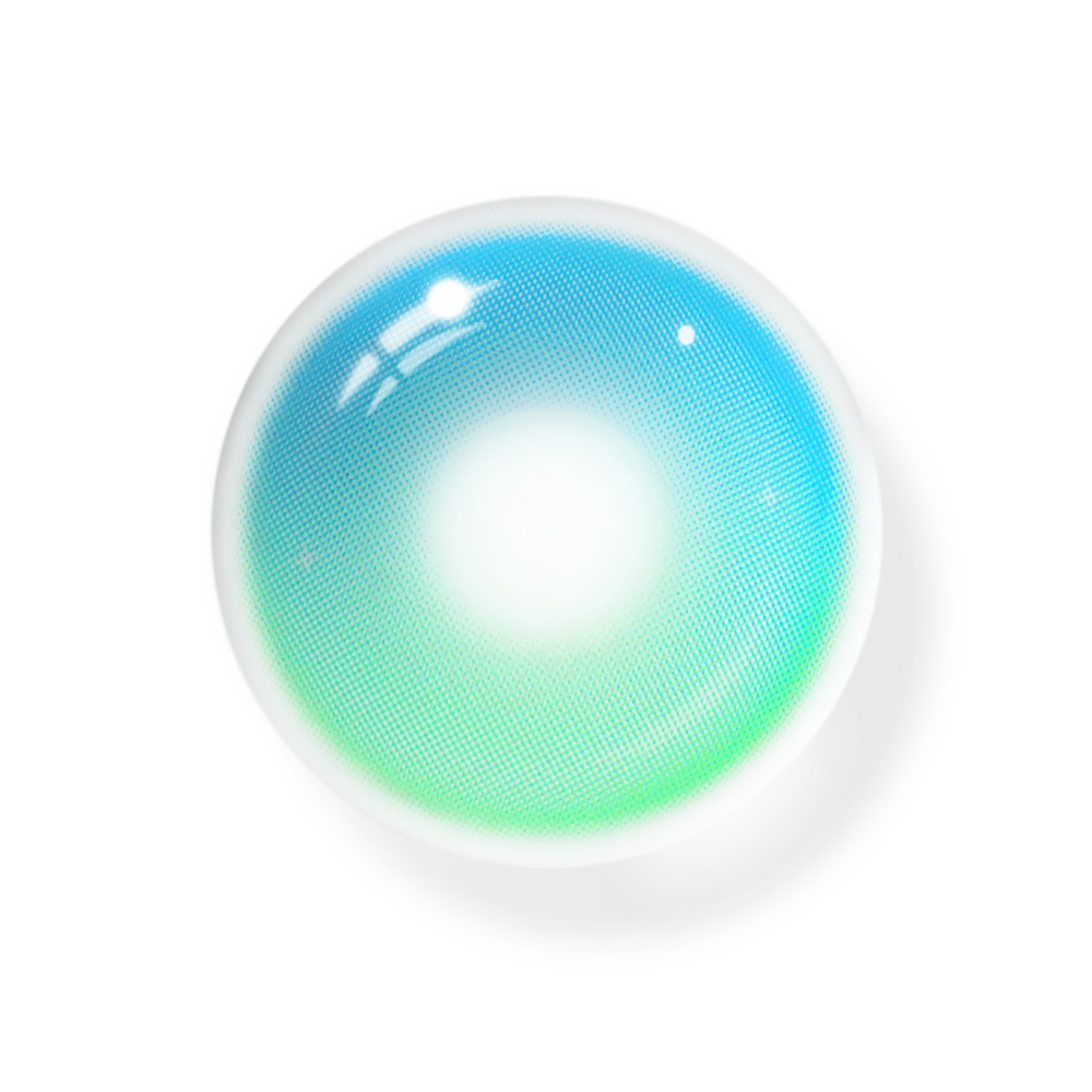Cosplay Midsummer's Day Green Coloured Contact Lenses Secondary image