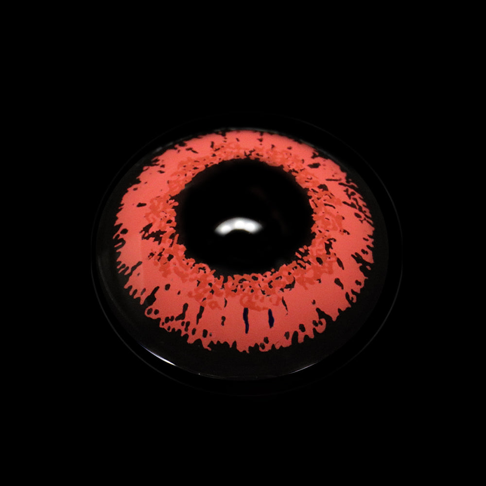 Cosplay Queen Dark Pink Coloured red Contact Lenses