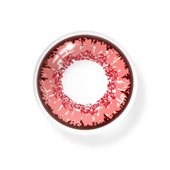 Cosplay Queen Dark Pink Coloured red Contact Lenses