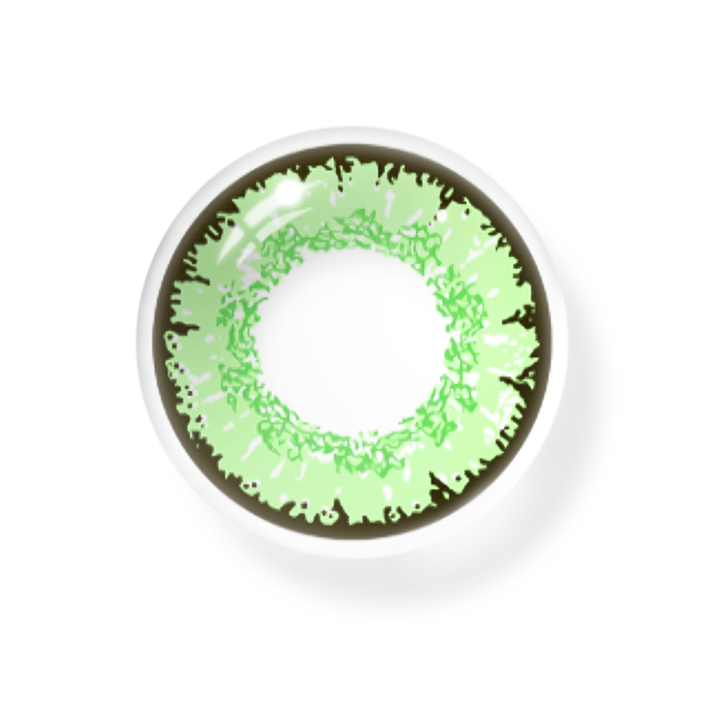 Cosplay Queen Light Green Coloured Contact Lenses Secondary image