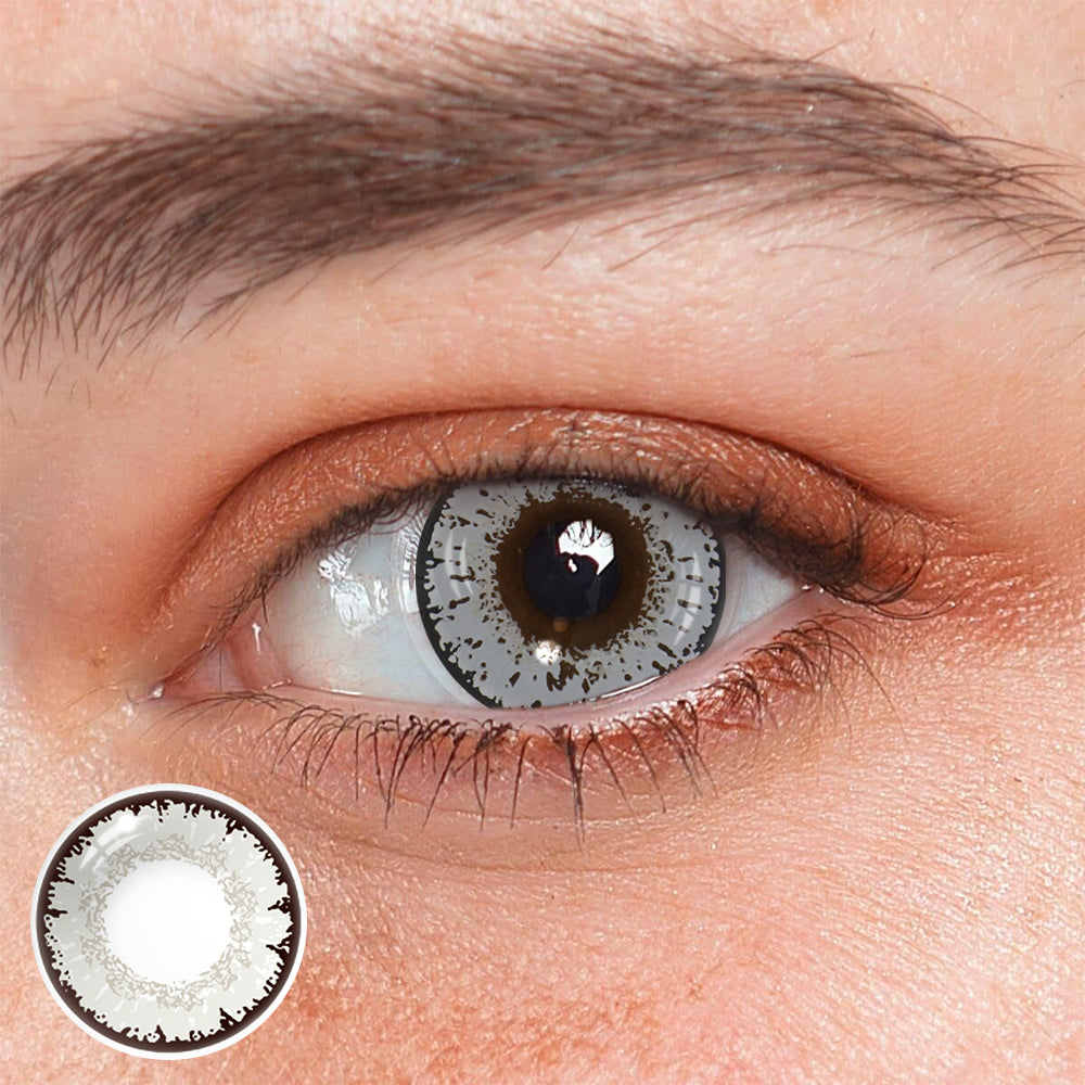 Cosplay Queen Light Gray Coloured Contact Lenses