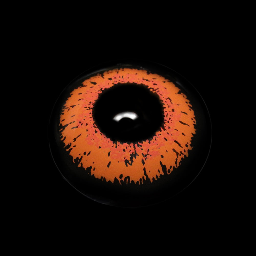 Cosplay Queen Orange Brown Coloured Contact Lenses