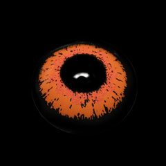 Cosplay Queen Orange Brown Coloured Contact Lenses