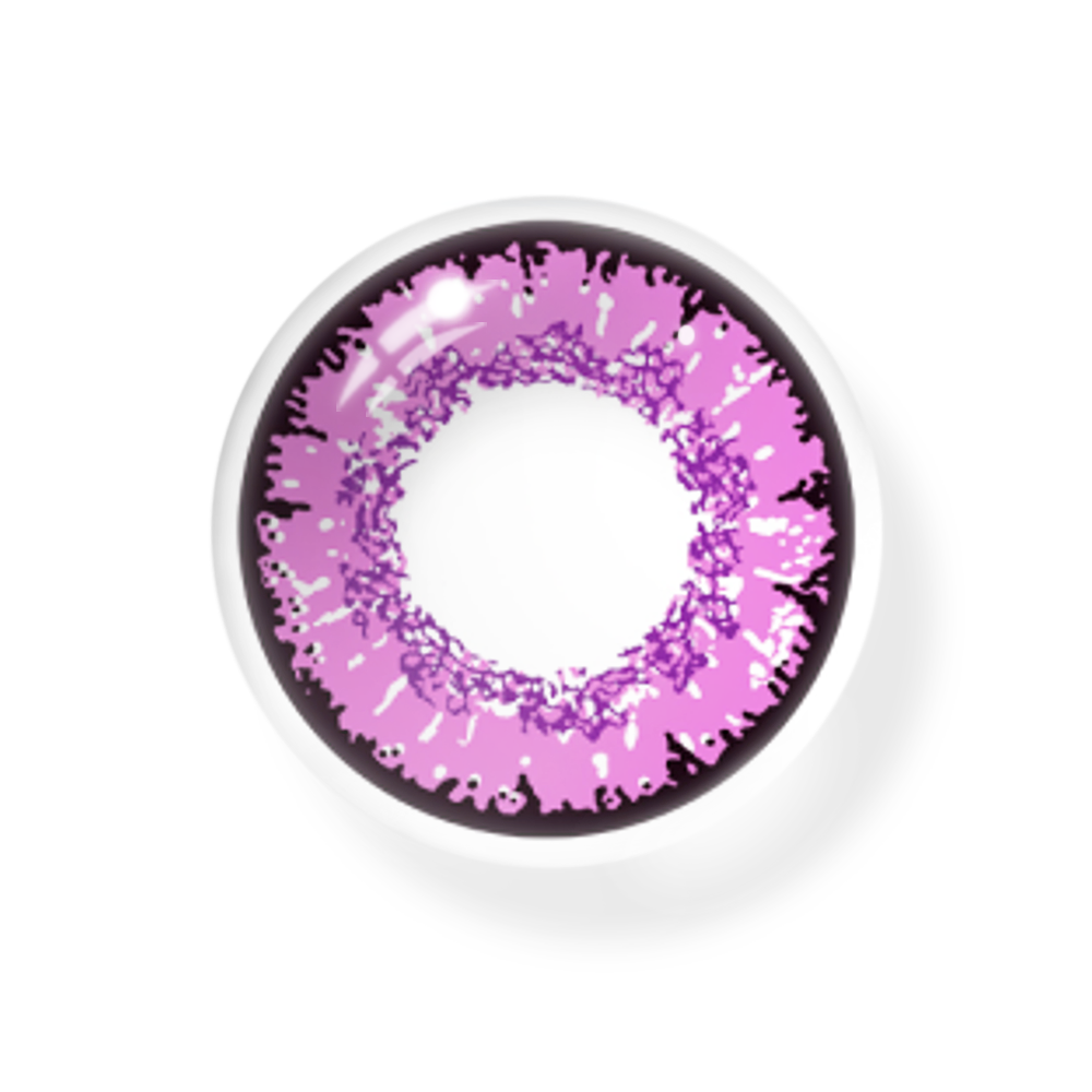 Cosplay Queen Purple Coloured Contact Lenses Secondary image