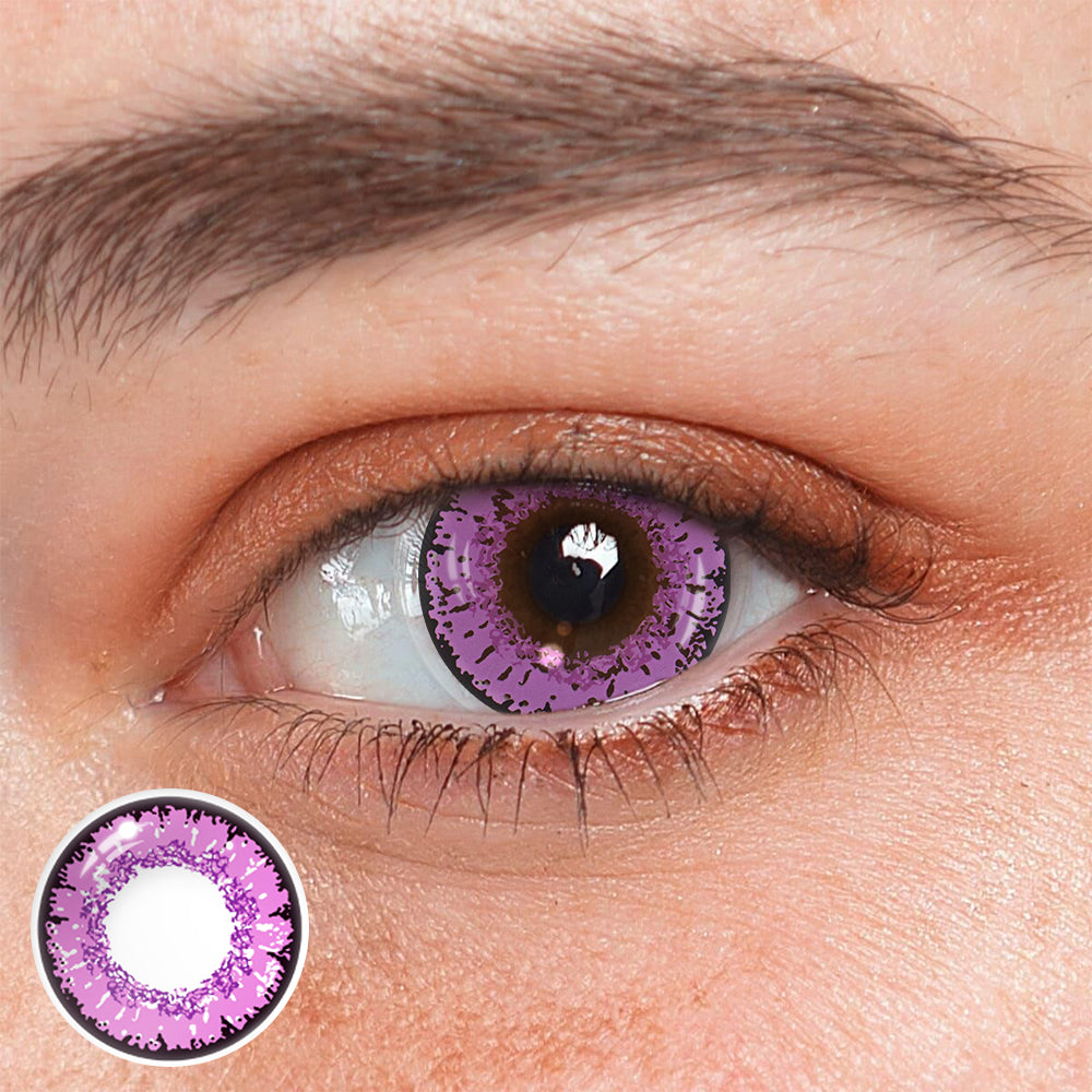 Cosplay Queen Purple Coloured Contact Lenses Main image