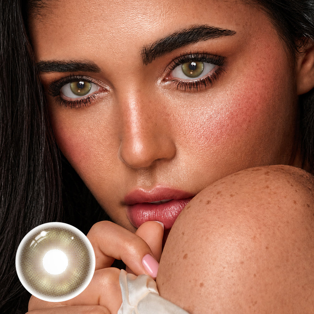 Raquel Brown Coloured Contact Lenses Secondary image