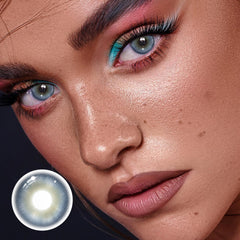 Raquel Blue Coloured Contact Lenses