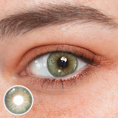 Ligia Green Coloured Contact Lenses