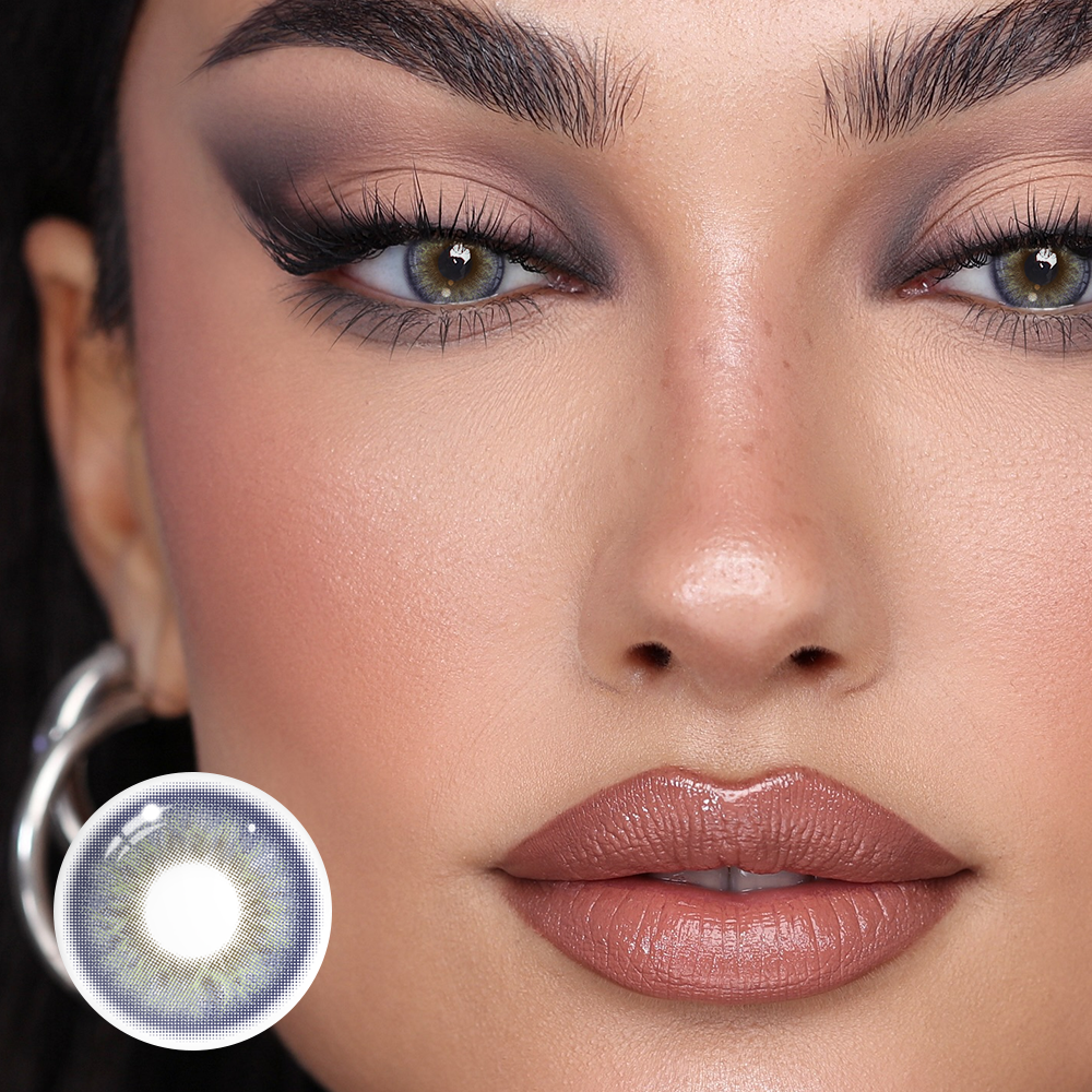 Bibiana Blue Coloured Contact Lenses Secondary image