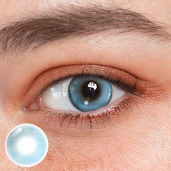 Yara Flowing Blue Coloured Contact Lenses