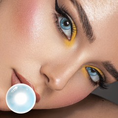 Yara Flowing Blue Coloured Contact Lenses