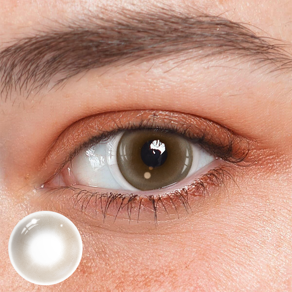 Yara Flowing Brown Coloured Contact Lenses