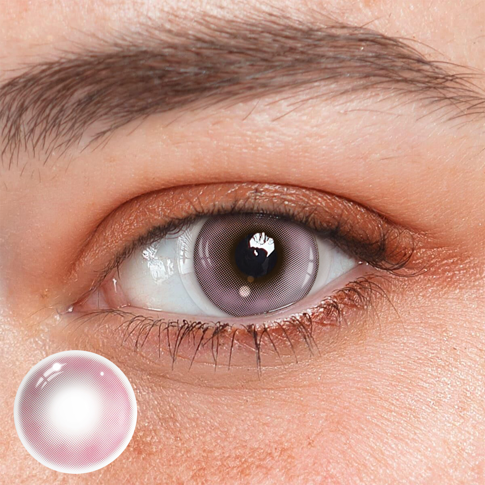 Yara Pink Coloured Contact Lenses Main image