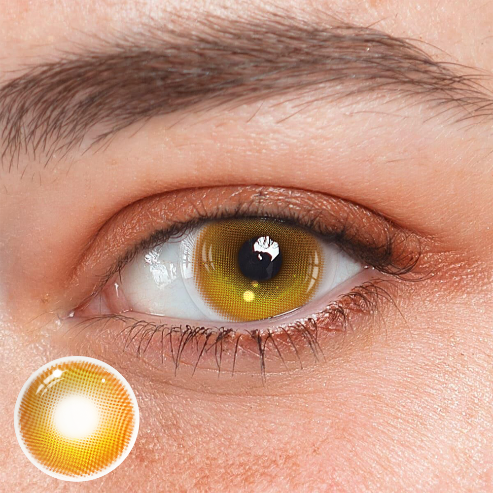 Cosplay Abyss Gold Coloured Contact Lenses Main image