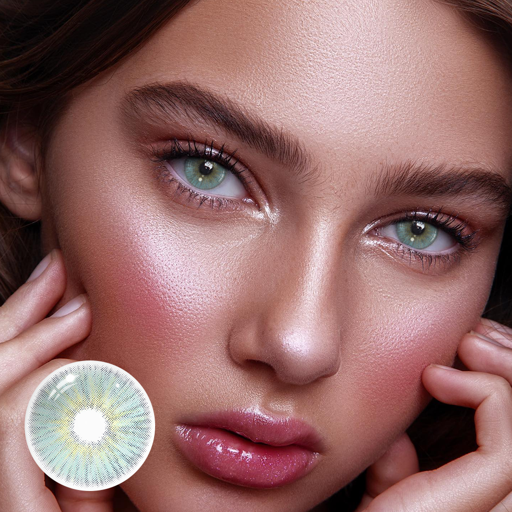 Karla Blue Coloured Contact Lenses Secondary image