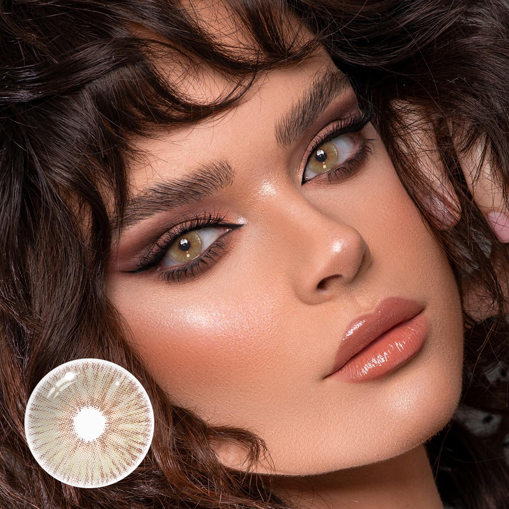 Karla Hazel Coloured Contact Lenses Secondary image