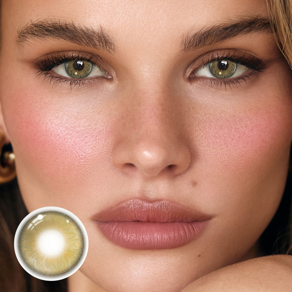 Kelly Brown Coloured Contact Lenses Secondary image