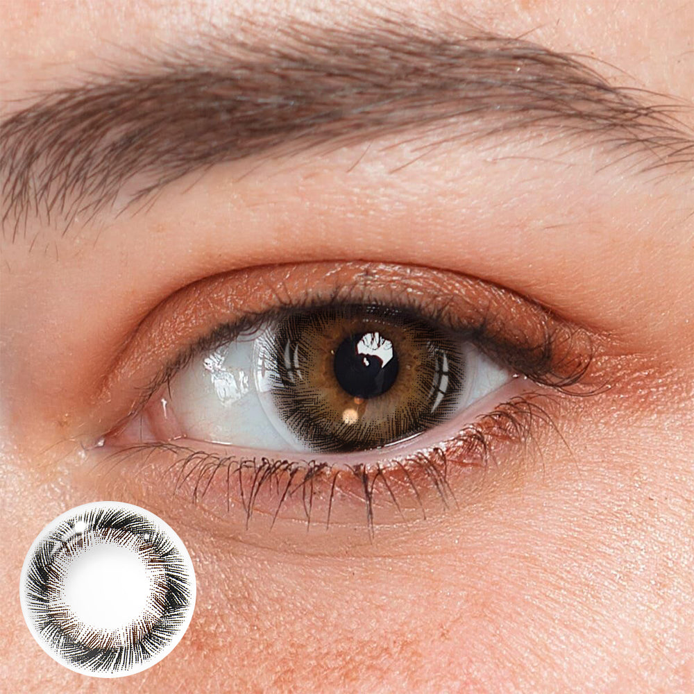 Cosplay Lemon Grass Black Prescription Coloured Contact Lenses Main image