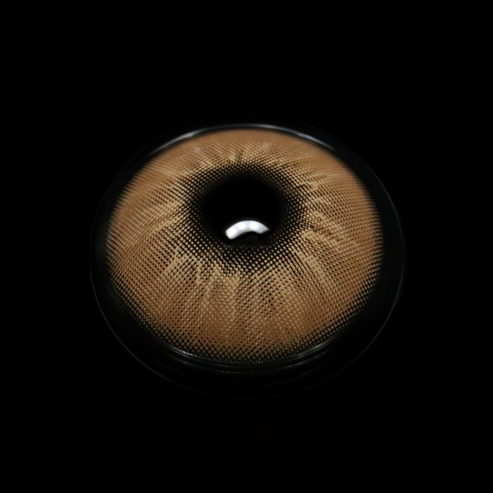 Love Story Pea Brown Prescription Coloured Contact Lenses