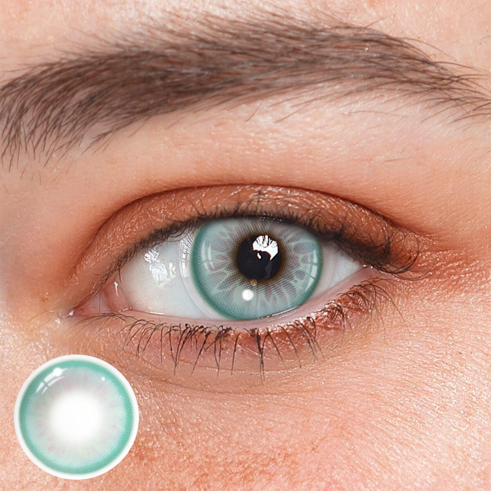 Elvina Green Coloured Contact Lenses Main image