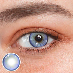 Elvina Purple Coloured Contact Lenses