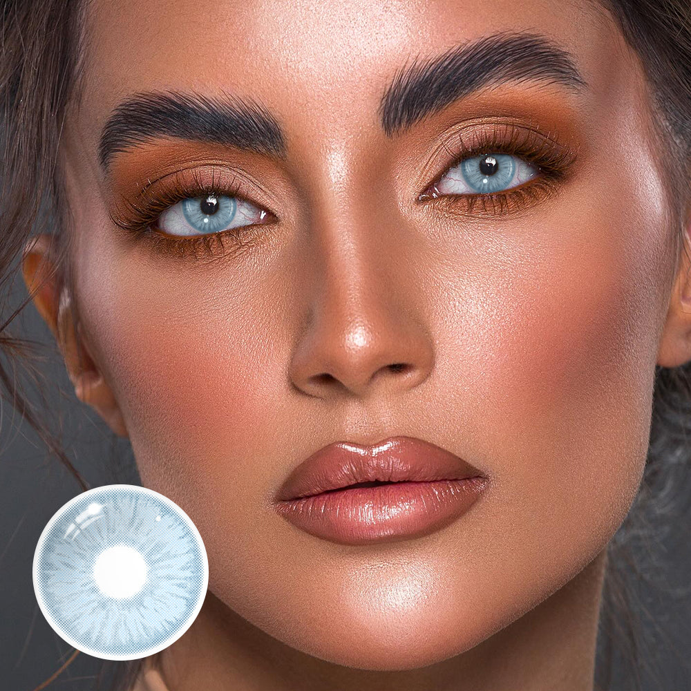 Mule Blue Coloured Contact Lenses Secondary image