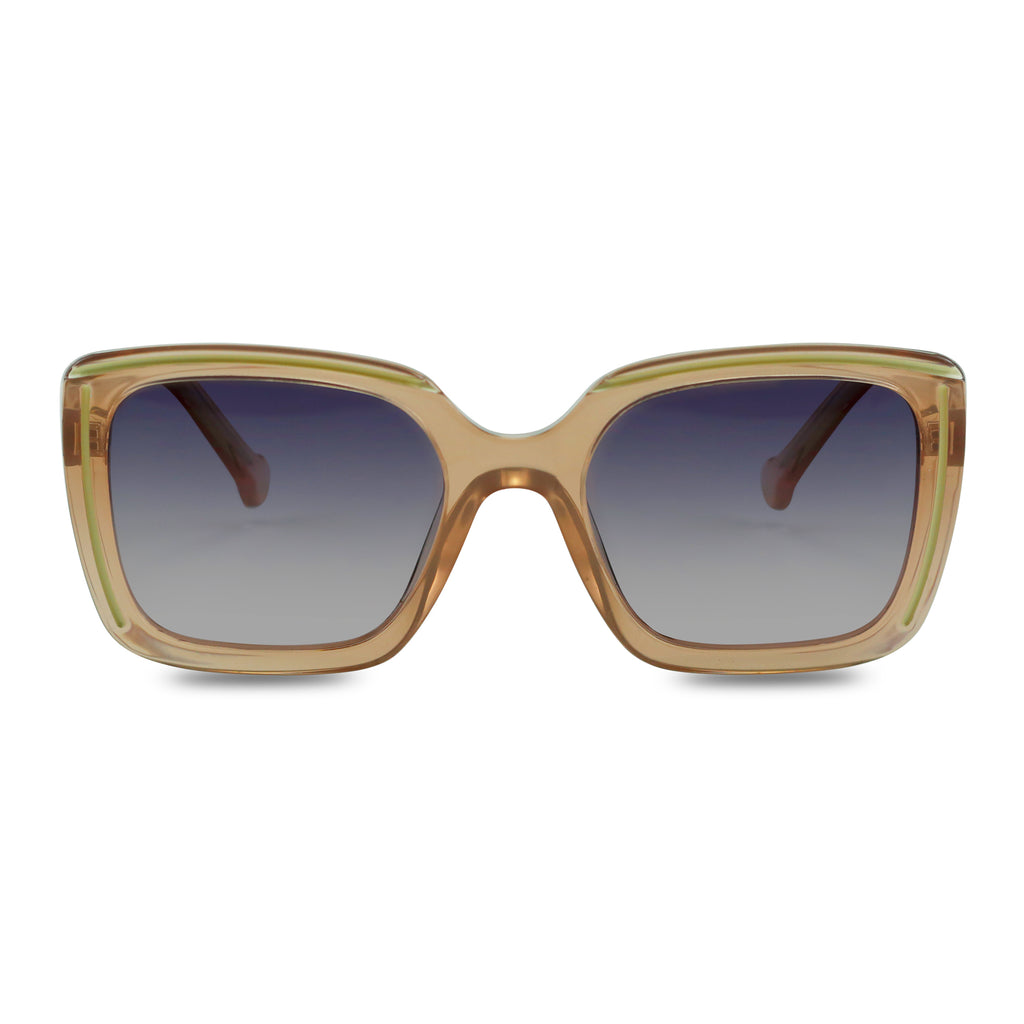 Diva Oversized Champagne Sunglasses