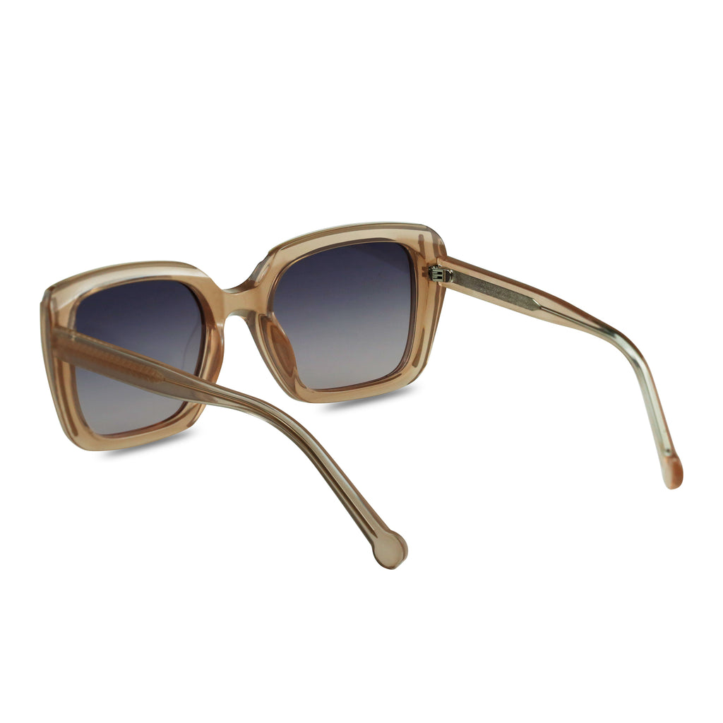 Diva Oversized Champagne Sunglasses