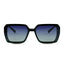 Maite Rectangle Black Sunglasses