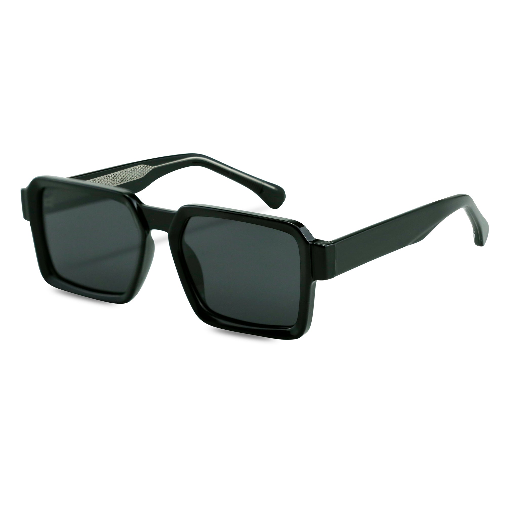 Julianne Rectangle Black Sunglasses Secondary image