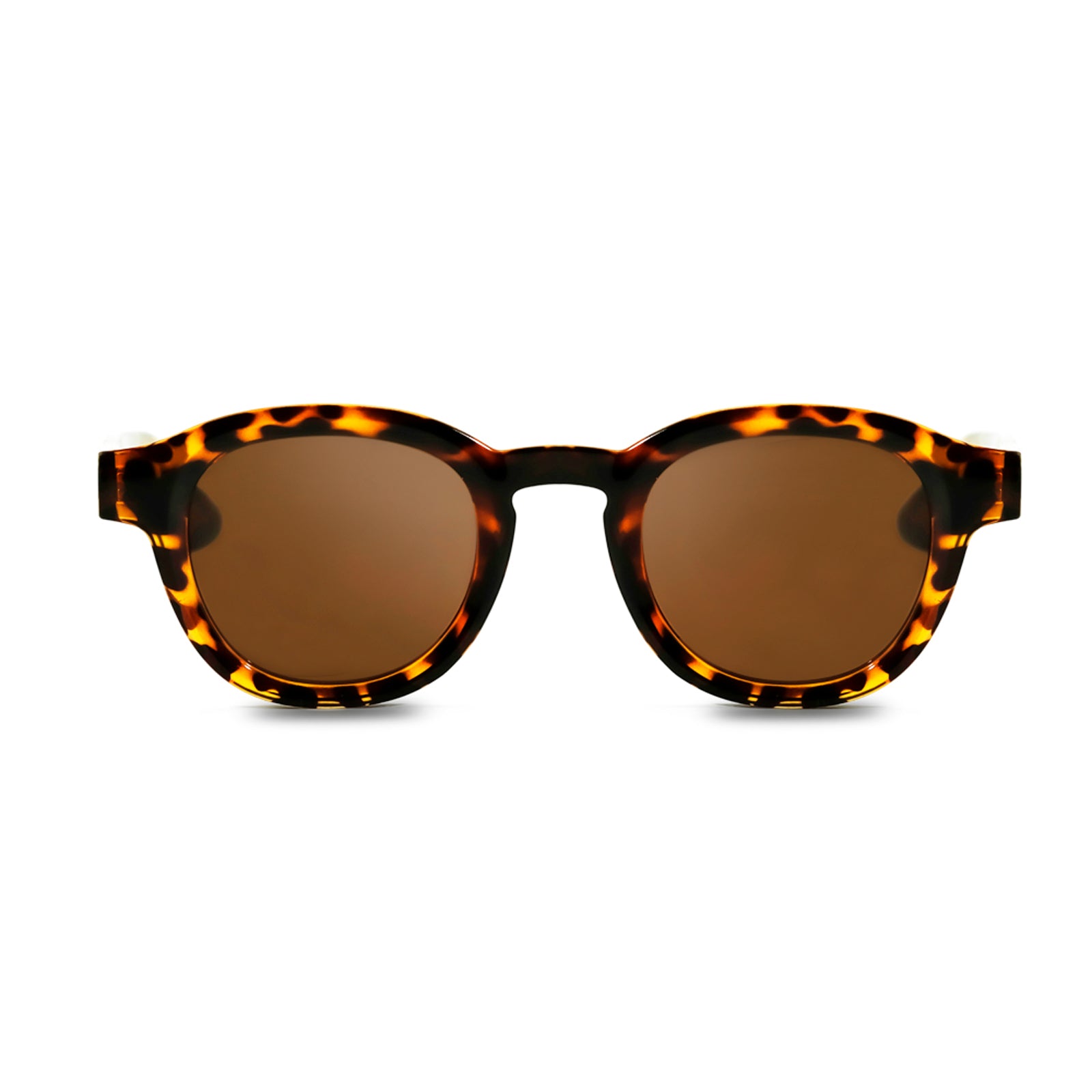 Wilma Retro Round Tortoiseshell Sunglasses Main image