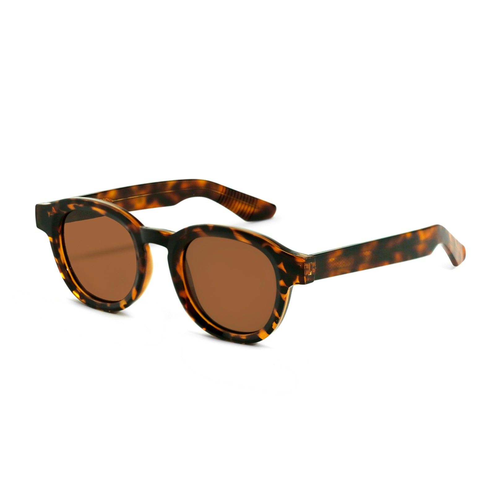 Wilma Retro Round Tortoiseshell Sunglasses Secondary image