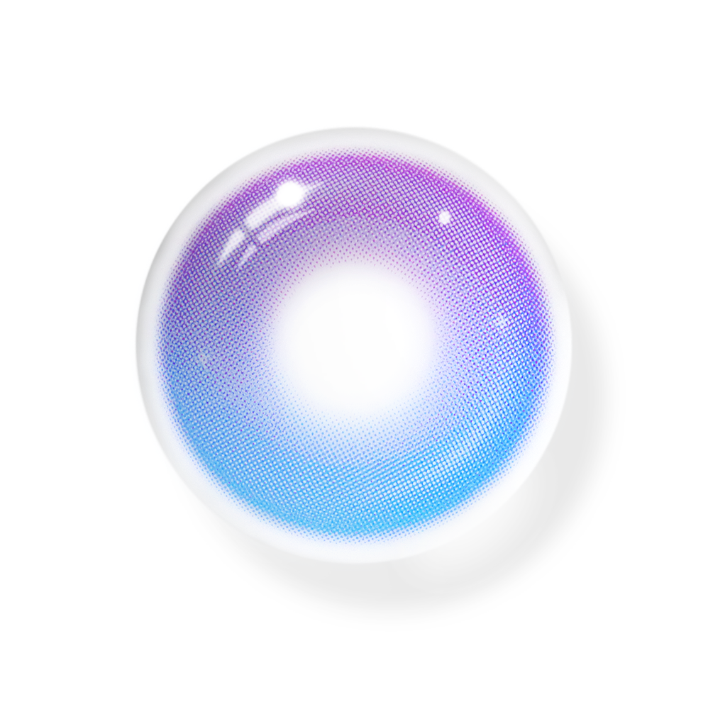Cosplay Midsummer's Day Purple Coloured Contact Lenses Secondary image