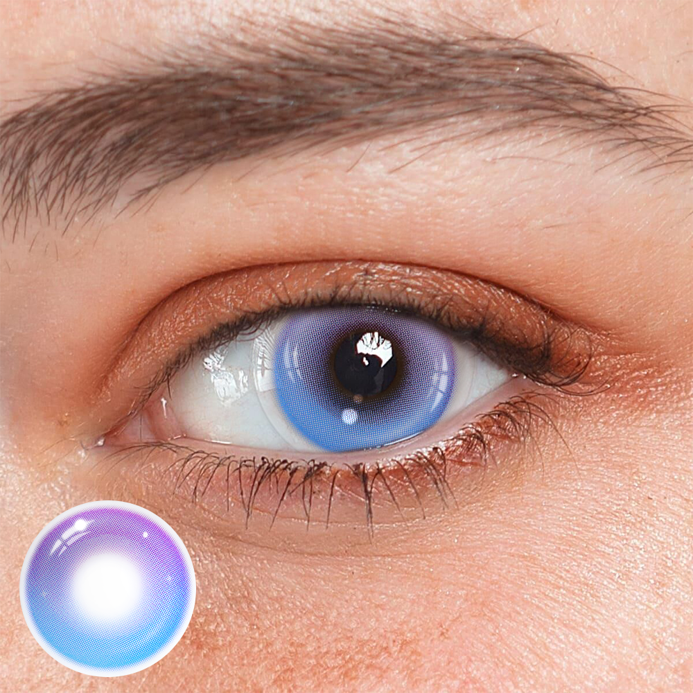 Cosplay Midsummer's Day Purple Coloured Contact Lenses Main image