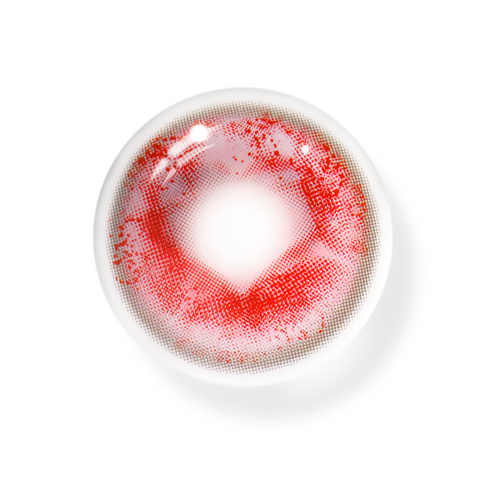 Cosplay Scarlet Sand Pupils Pink Coloured Contact Lenses Secondary image