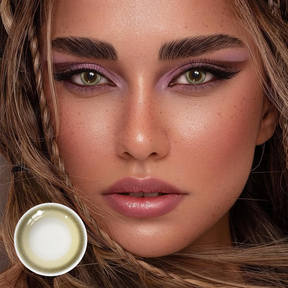 Linette Moon Brown Coloured Contact Lenses Secondary image