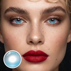 Yara Madien Blue Coloured Contact Lenses
