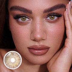 Cyrene Amber Hazel Coloured Contact Lenses